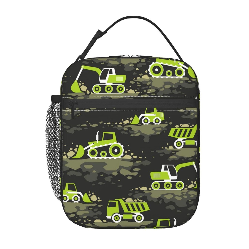 Insulated Tractor Lunch Box for Men & Boys - Durable Polyester for Work School Travel