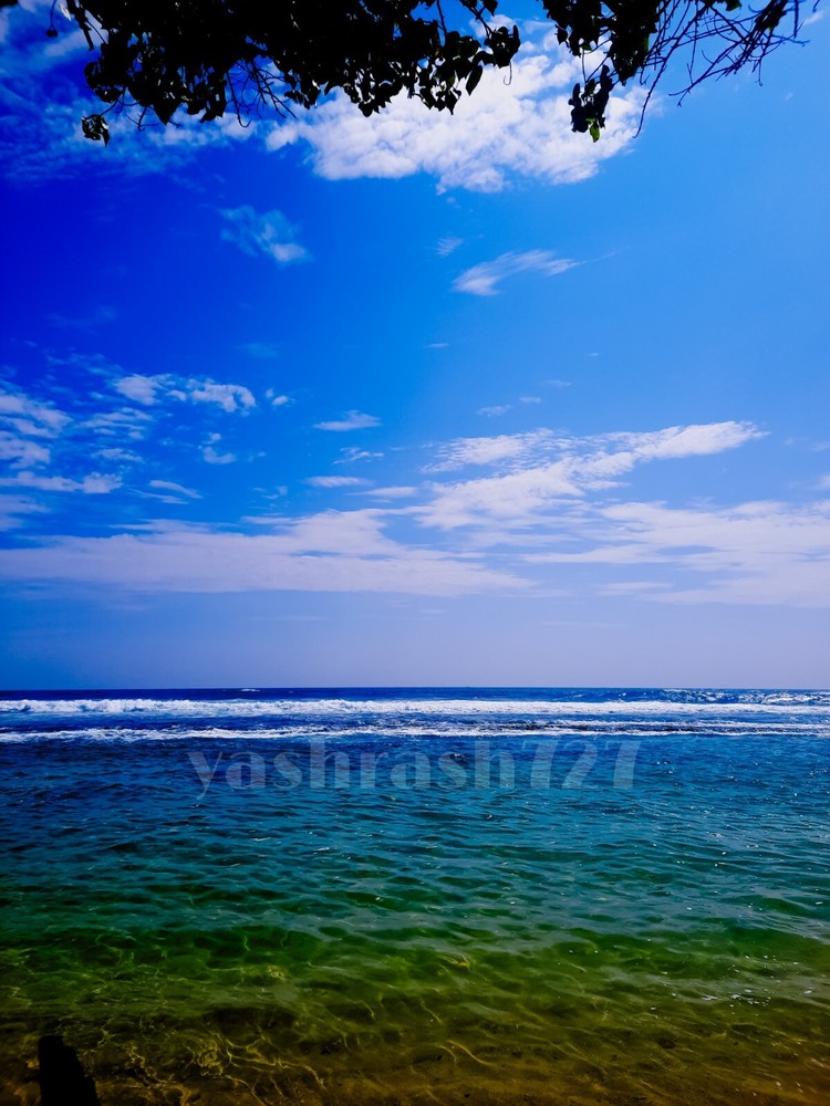 Beach Skyview Digital Art Desktop Wallpaper Background Image-image
