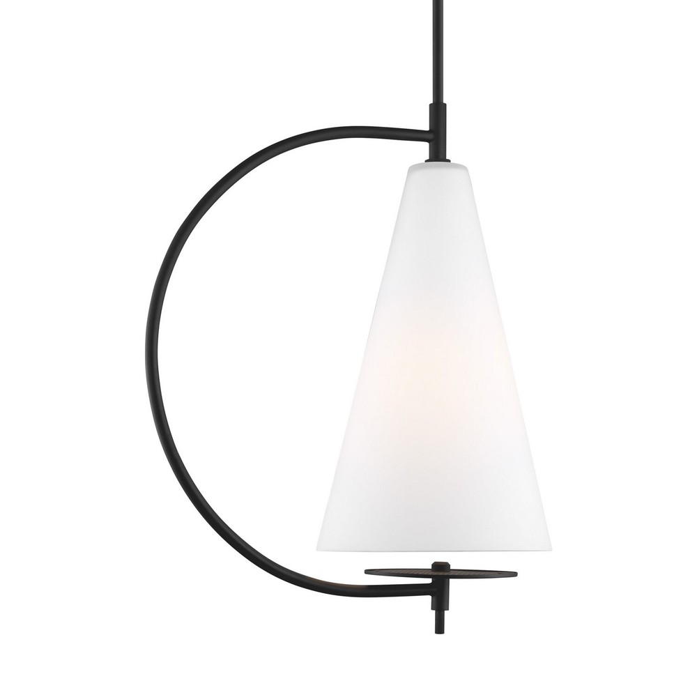 Visual Comfort Studio Gesture Black Pendant Light KP1041BK-image