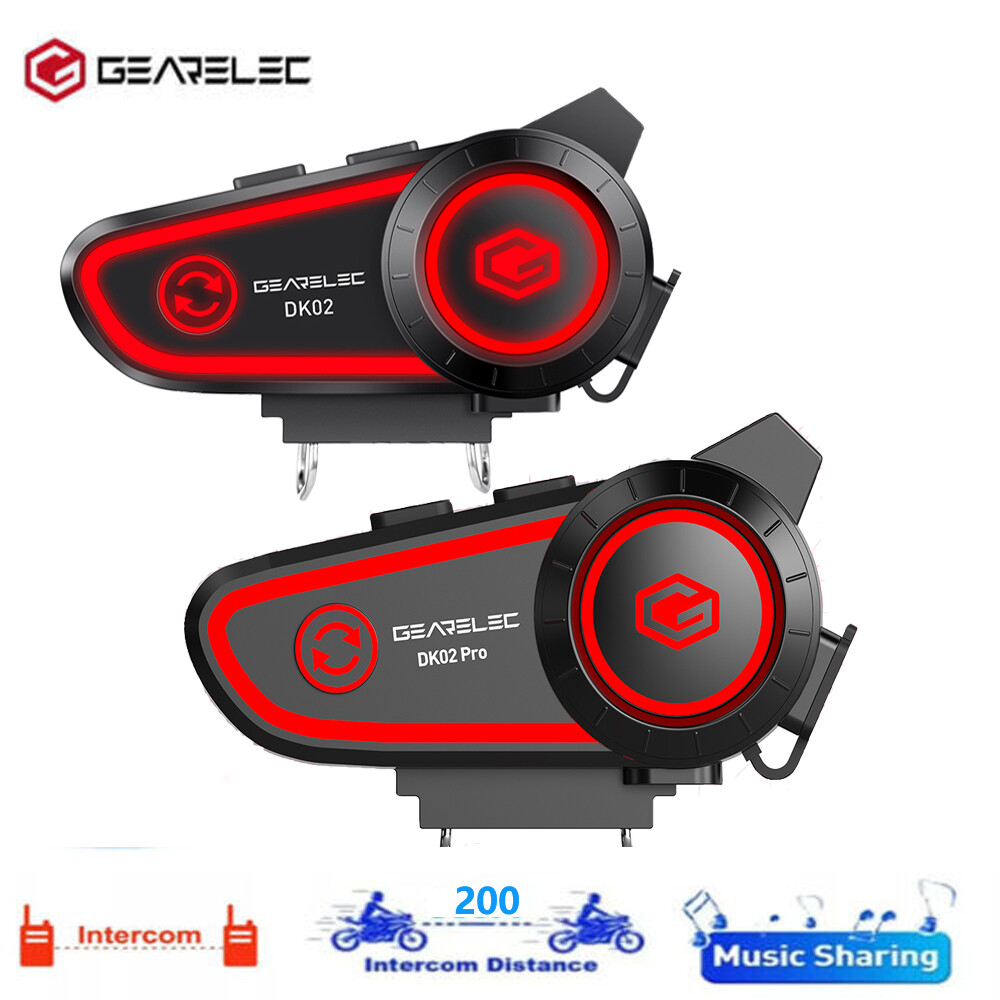 Motorcycle Helmet Intercom Headsets Bluetooth Stereo Interphones 200m Headphones