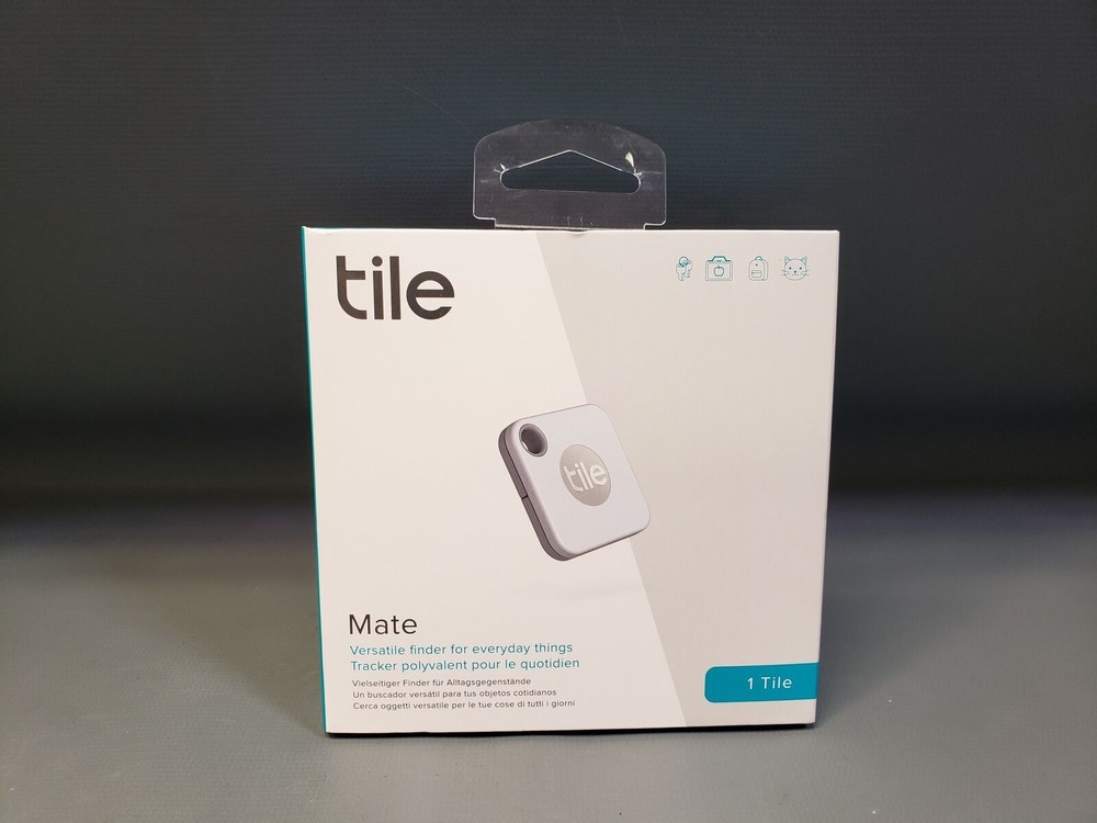 Tile Mate Bluetooth Tracker Item Finder White 1 Pack RE-19001 NIB