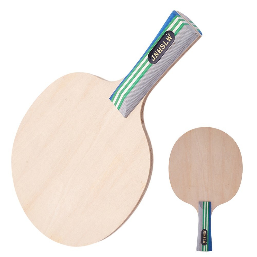 Table Tennis Racket Bottom Plate 5 Ply Wood Table Tennis Bat Paddle Long Handle