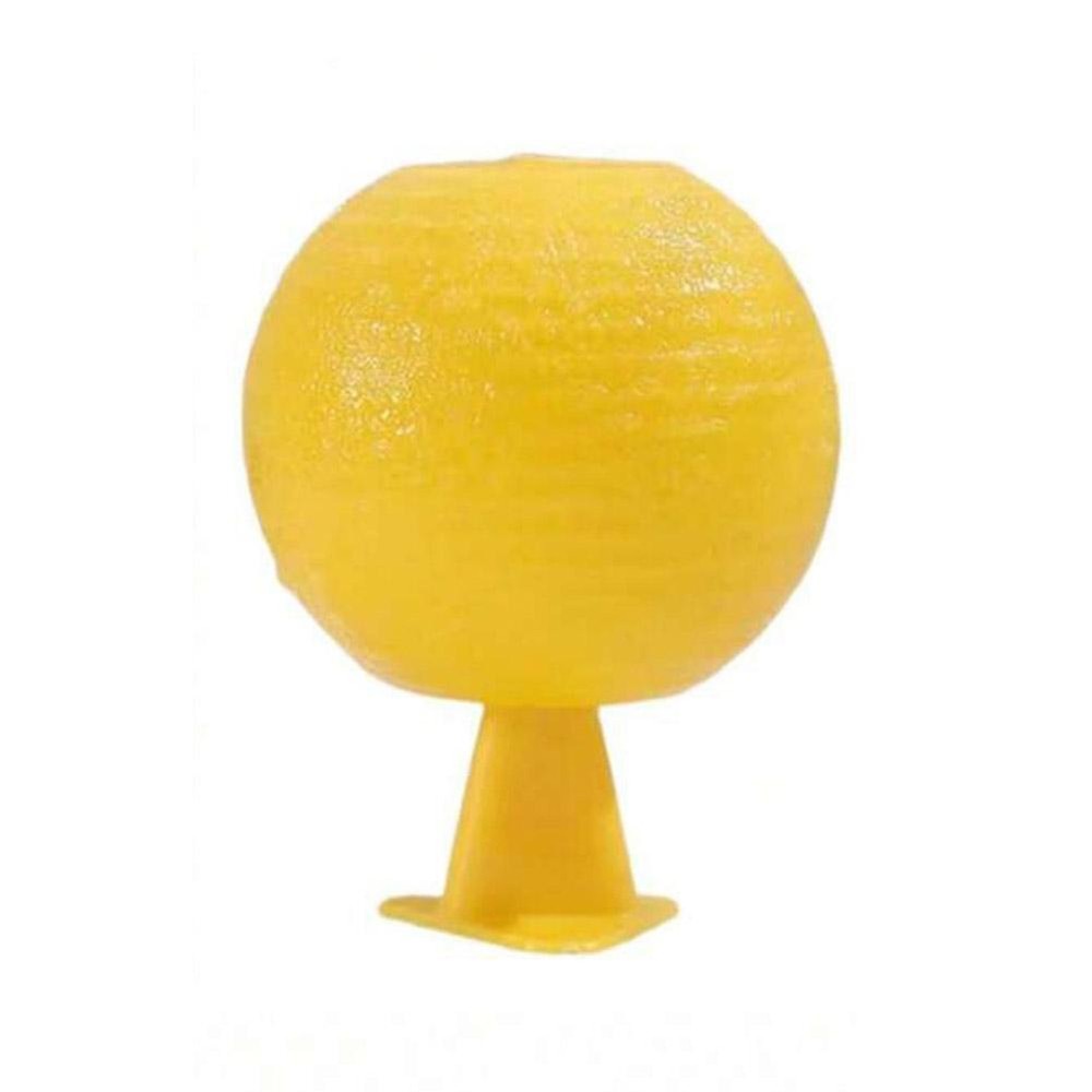 Hanging Ball Fruit Fly Catcher Sticky Trap Disposable Bee Wasp D1P2 Yellow C6L9