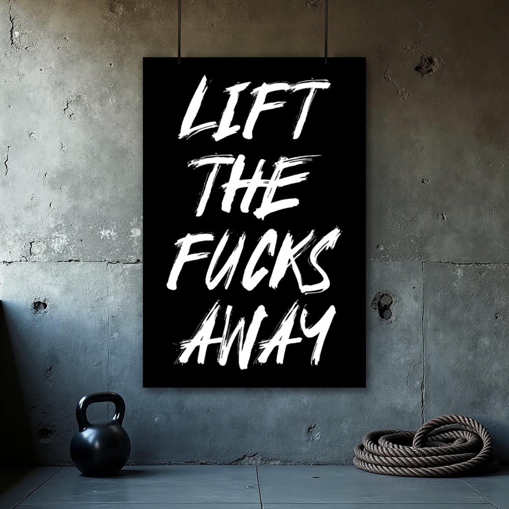 Fitness Motivational Gym Wall Art Inspirational Home Poster