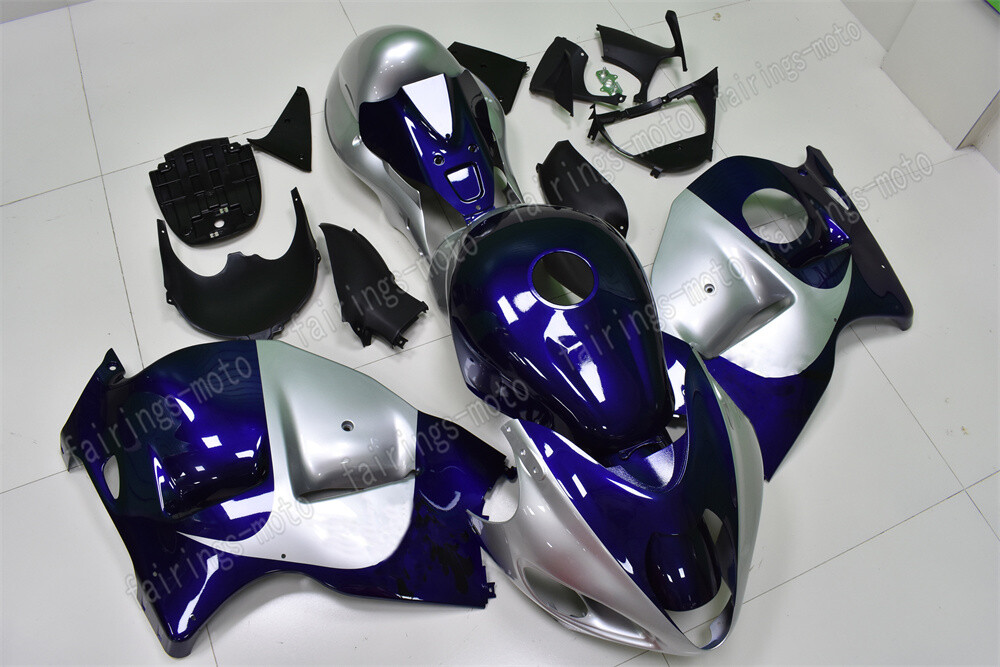 Fairing Fit for 1997 1998 1999-2007 GSXR 1300 Dark Blue Silver Injection Plastic