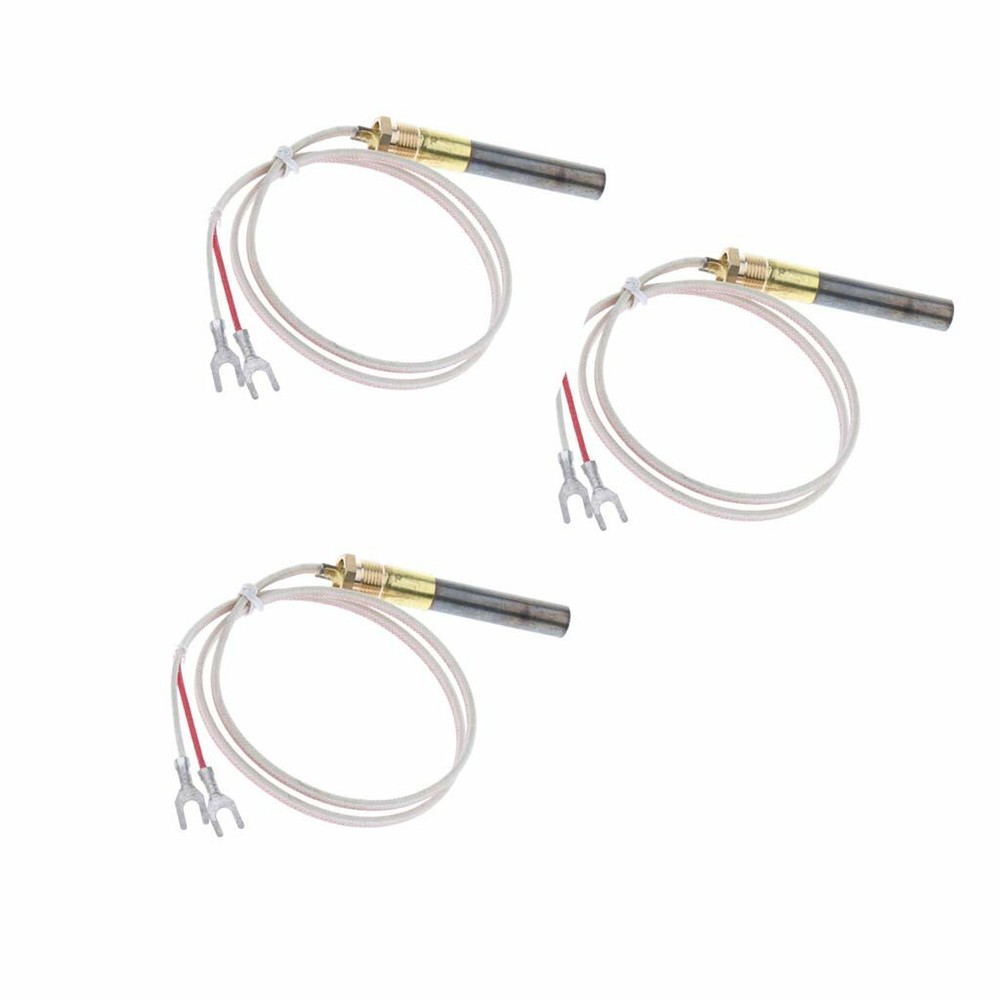 3PCS 2ft Gas Fireplace Thermopile Thermogenerator Pilot Generator...