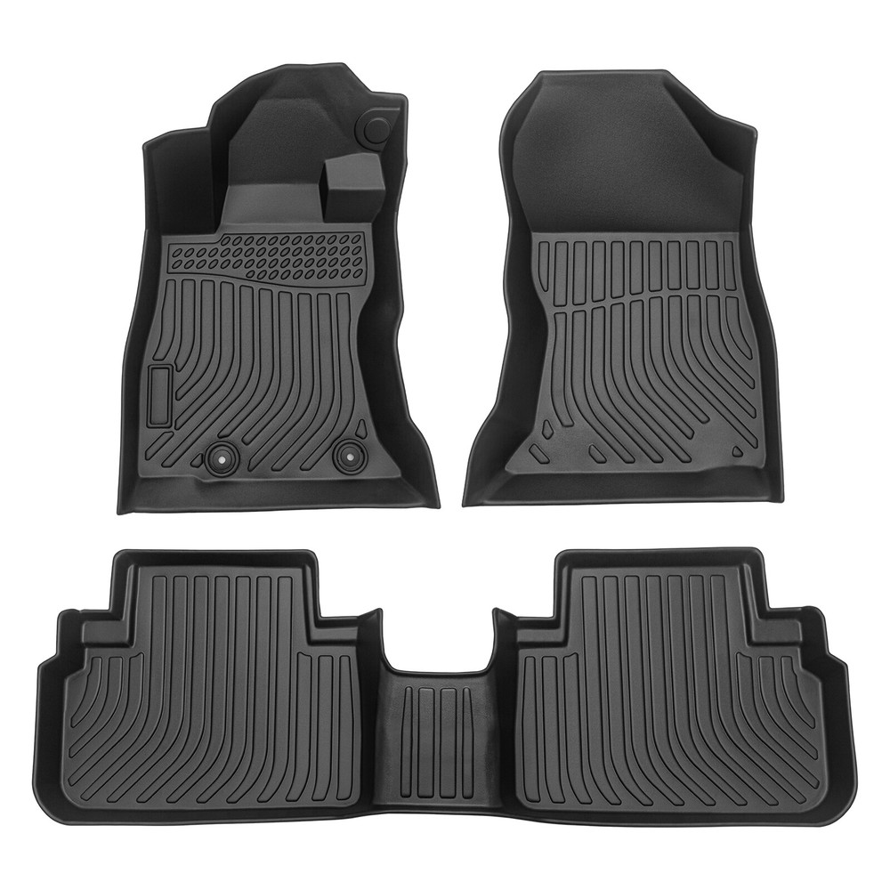 2019-2023 Subaru Forester All-Weather Floor Mats Set Front & Rear Black Liners