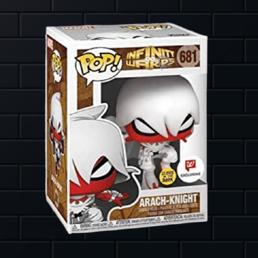 Marvel Infinity Warps Arach Knight Glow Exclusive Funko Pop 681