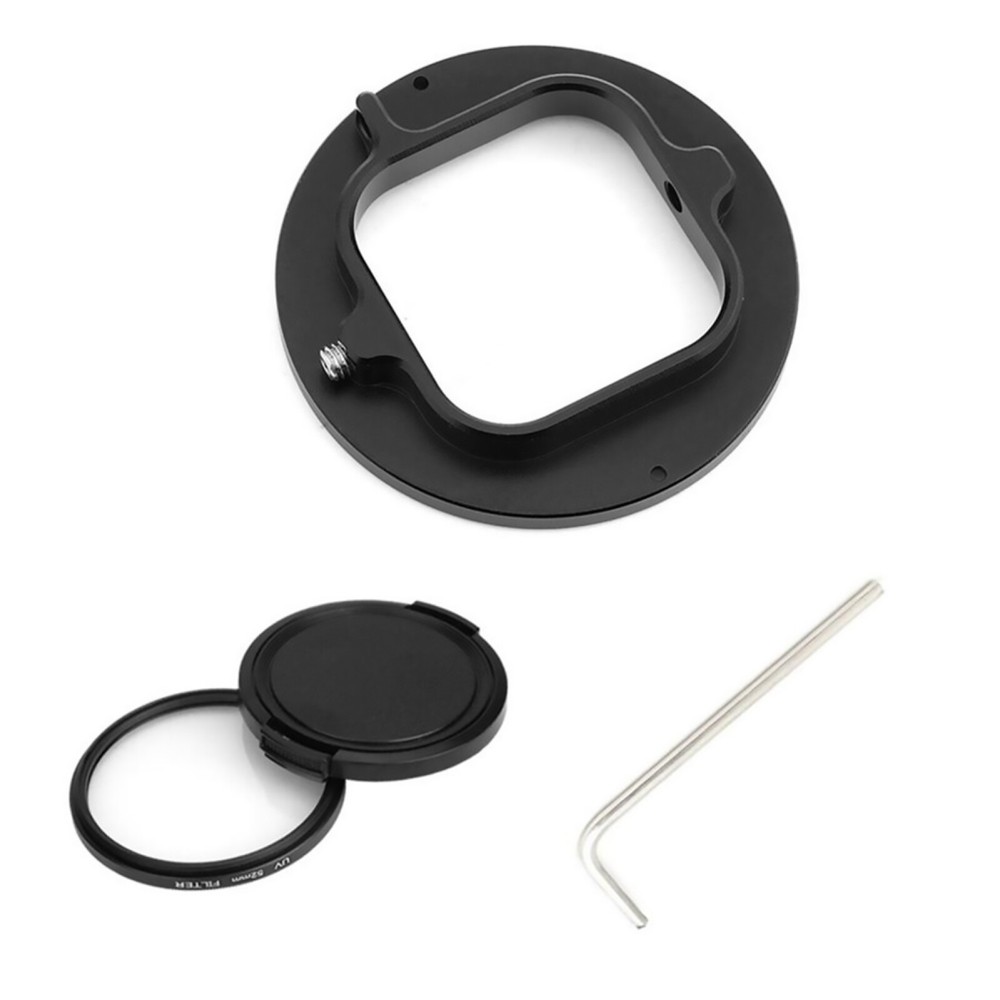 52mm Camera Lens Filter Standard Adapter Ring With UV For GoPro Hero 9/10 Black