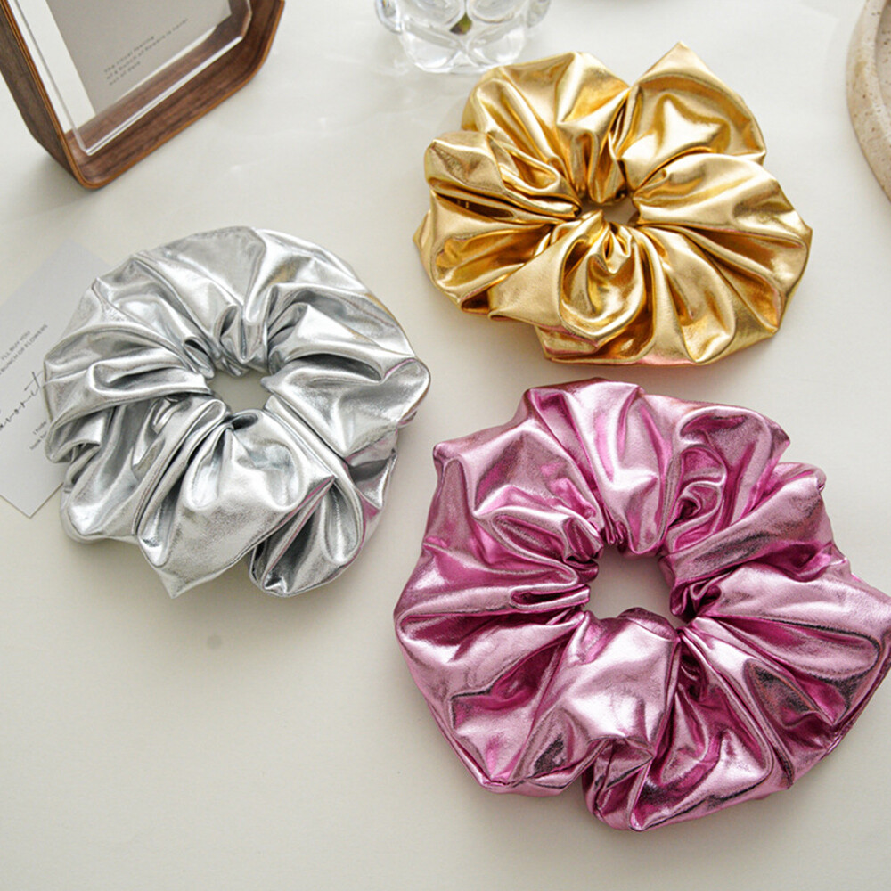 Women’s Elastic Hair Bands Large Size Simple 3-Color Intestine Hair Rings