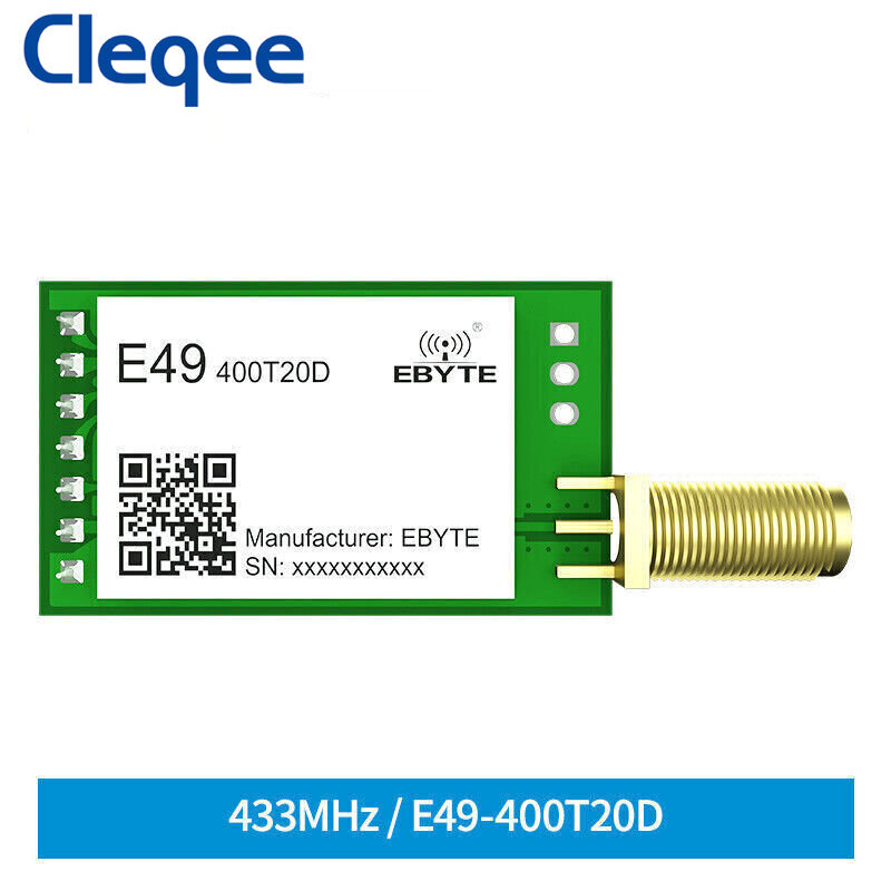 2Pcs 433MHz UART 20dBm TTL Level Output IoT DIP Wireless Transceiver Module-image