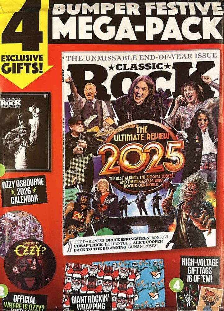 Classic Rock Magazine January 2026 Free Shipping Brand New