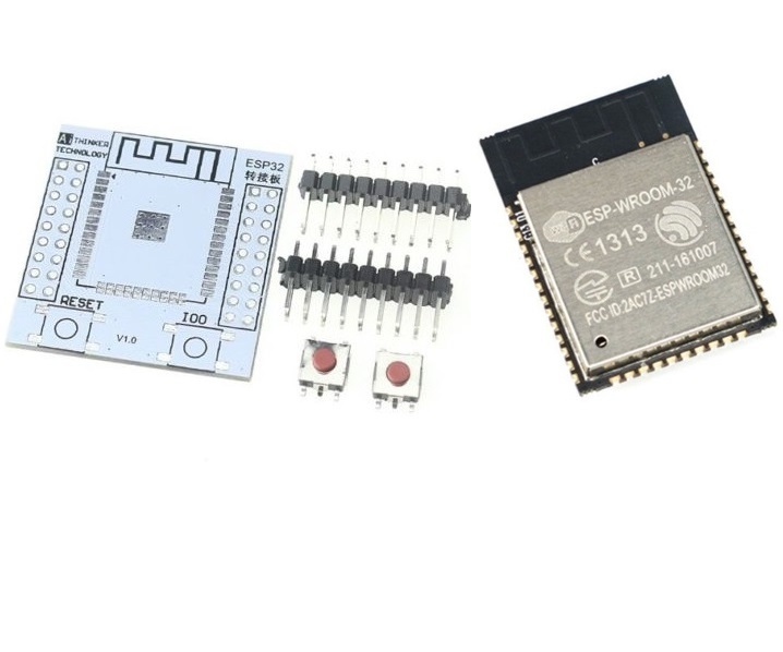 ESP32 ESP-32S ESP-WROOM-32 Original IoT Wifi Wlan BLE Module+Adapter Board K9-image