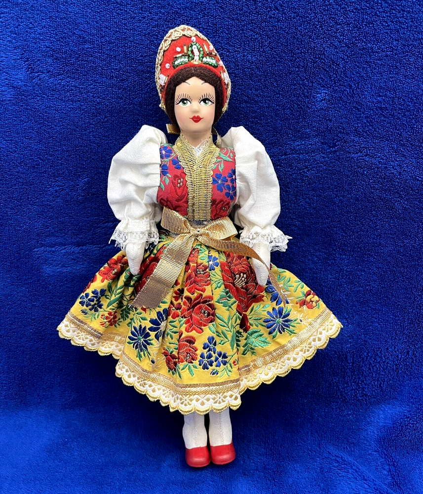 Vintage Excellent Condition Handmade  Hungarian Doll 11