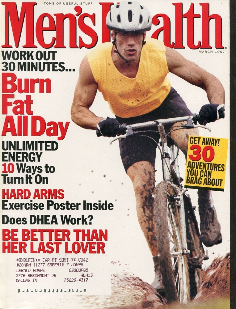 Men's Health (Vol. 12) #2 FN; Rodale | March 1997 Burn Fat All Day - we combine