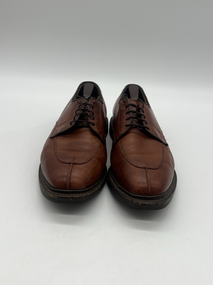 Allen Edmonds Walton Mens Size 9D Brown Leather Split Toe Oxford Dress Shoes.
