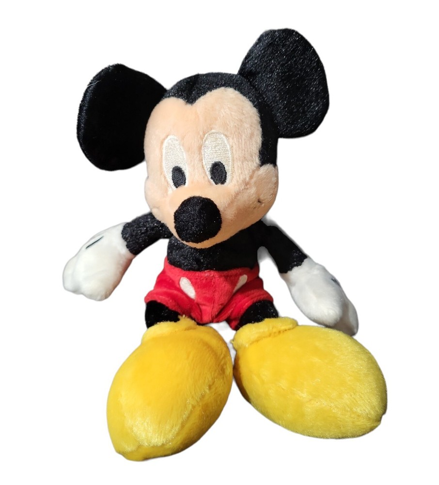 Mickey Mouse 11 Inch Soft Bean Bag Plush Toy Disney World Stuffed Animal Souvenir