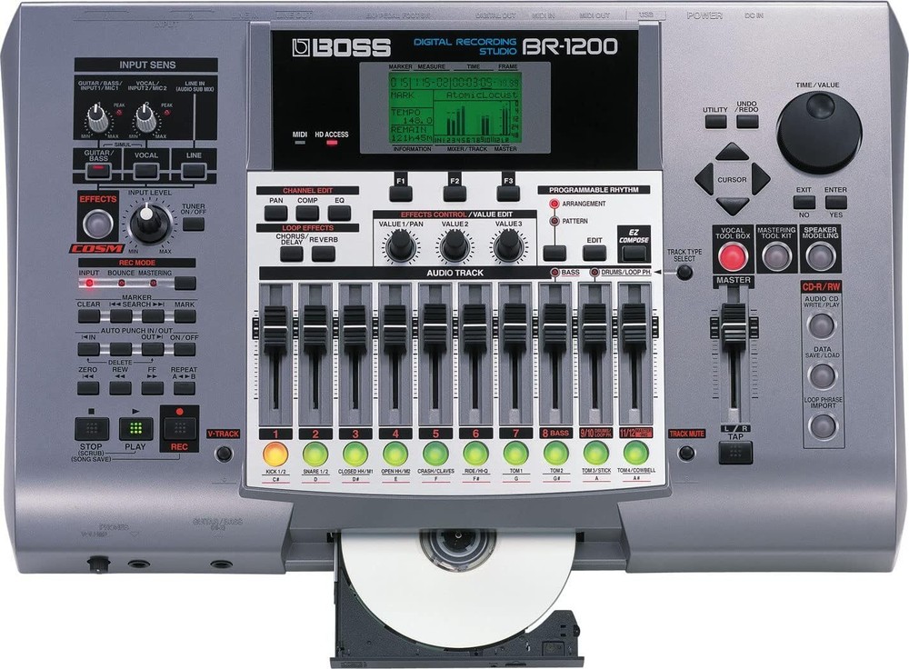 Boss BR-1200CD Digital Recording Studio Workstation