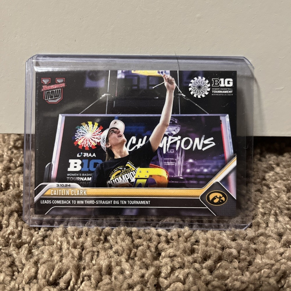 Caitlin Clark Bowman U Now Big Ten Tournament