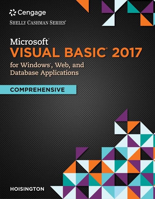 Microsoft Visual Basic 2017 for Windows by Corinne Hoisington-image