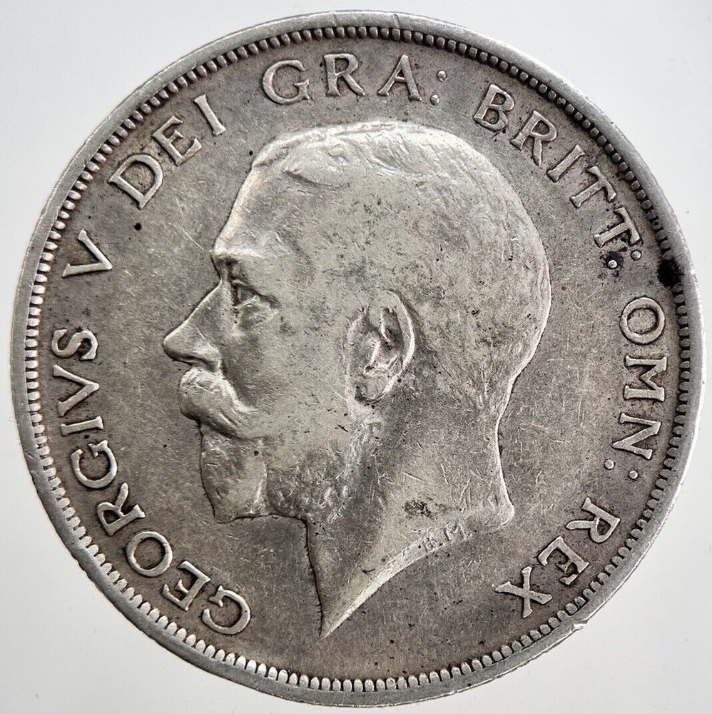 George V 1914 Silver Half Crown High Grade Coin a6157