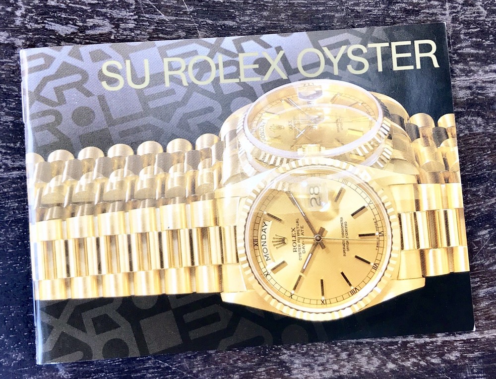Su ROLEX Oyster Booklet 2000 Spanish Español Daytona Submariner GMT Explorer /