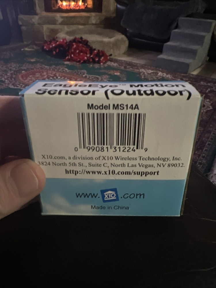 X-10 MS14A Eagle Eye Outdoor Motion Sensor for Automated Home Security-image