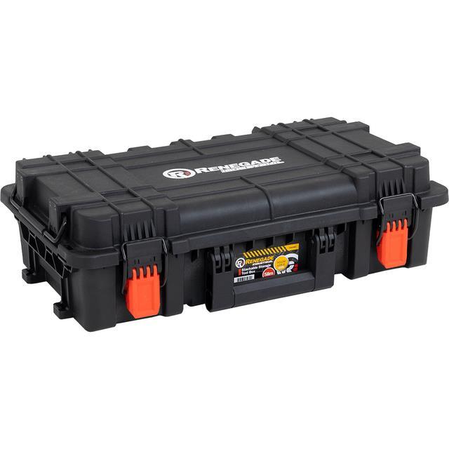 Renegade Industrial Slim Stackable Storage Tool Box RISSTBSS