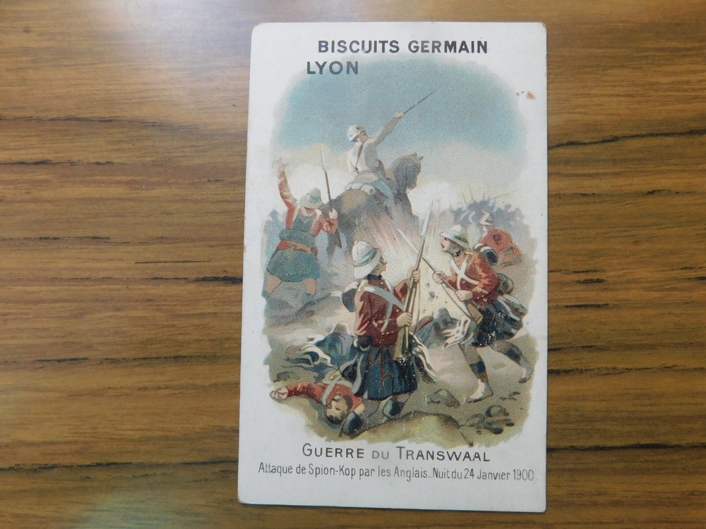 Vintage 1900 Germain Lyon Spion Kop War Biscuits South Africa Transvaal