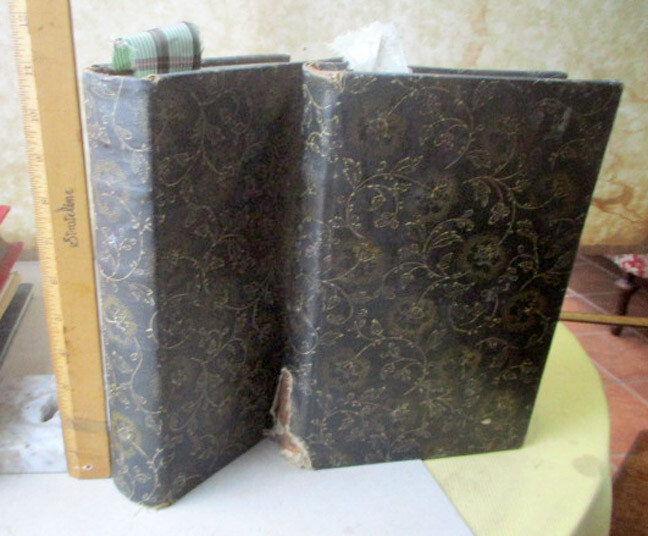 2Vols The Cottage Bible & Family Expositor with Old & New Testament 1846 Illustrated