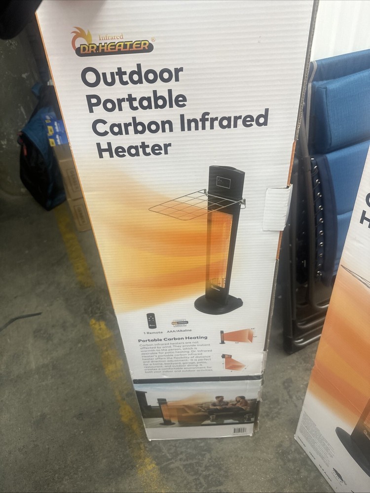 Dr. Heater Portable or Ceiling and Wall-Mount Infrared Heater for Indoor/Outdoor