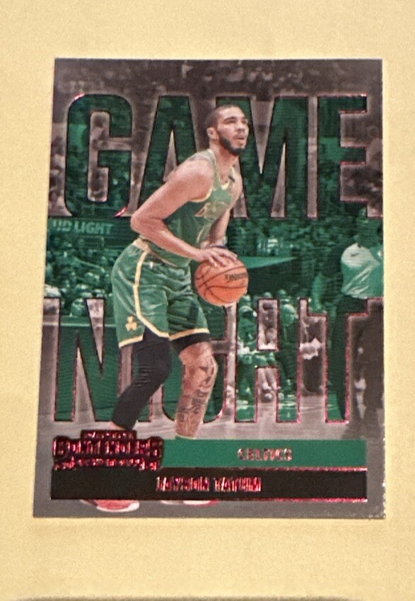 2020-21 Panini Contenders Jayson Tatum Game Night Red Foil #17 Celtics