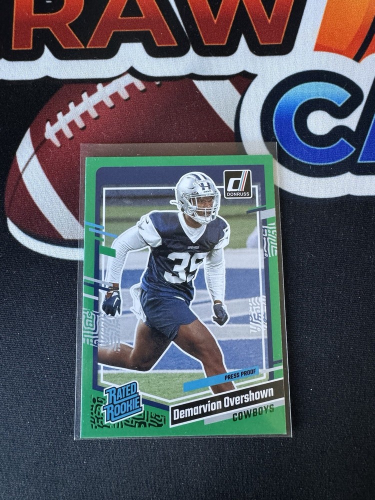 2023 Donruss Demarvion Overshown #323 Press Proof Green Dallas Cowboys