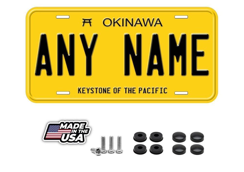 Japan Okinawa Any Name Personalized Novelty Car License Plate