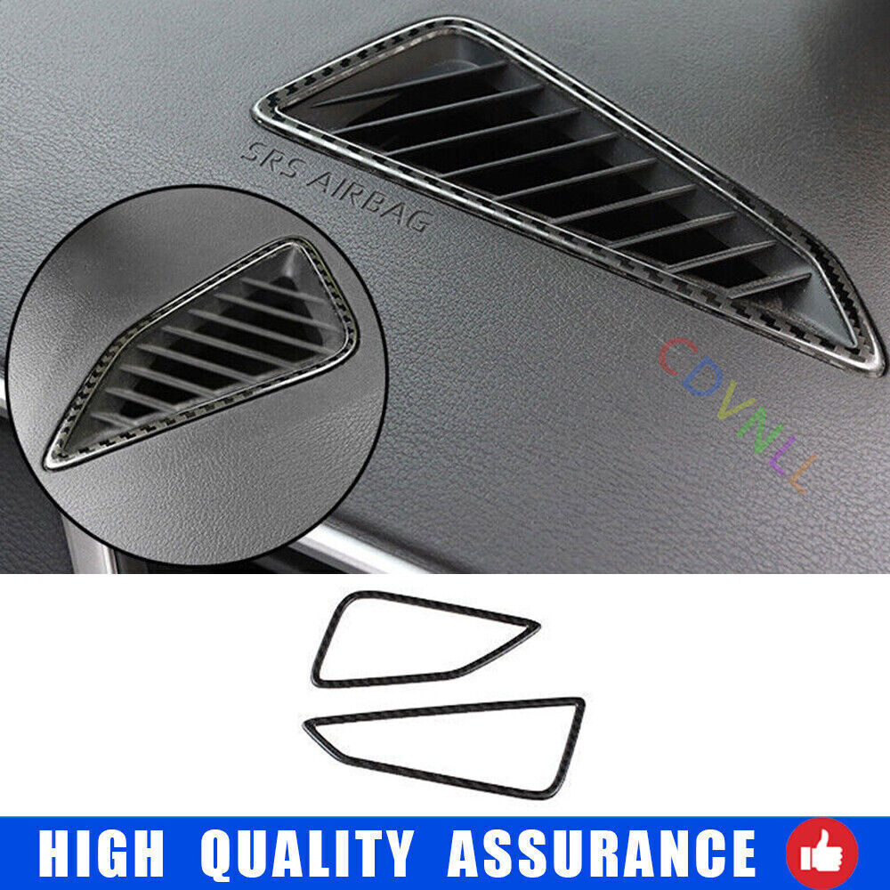 For Toyota Corolla 2019-2023 Steel Carbon Fiber Dashboard Side Outlet Vent Covrs