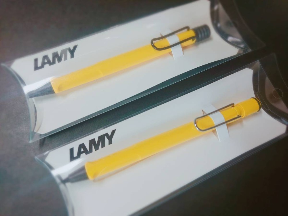 Lamy Safari Ballpoint Pen Yellow Black Clip K-On
