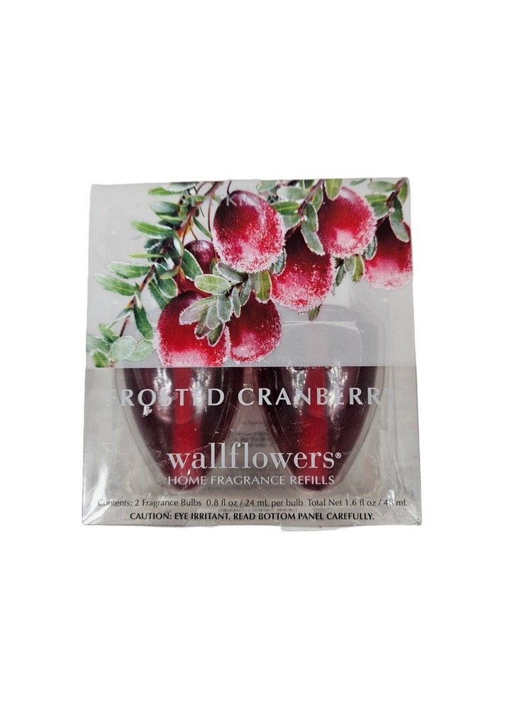 NWT Bath & Body Works Wallflowers Home Fragrance Refills Frosted Cranberry R20