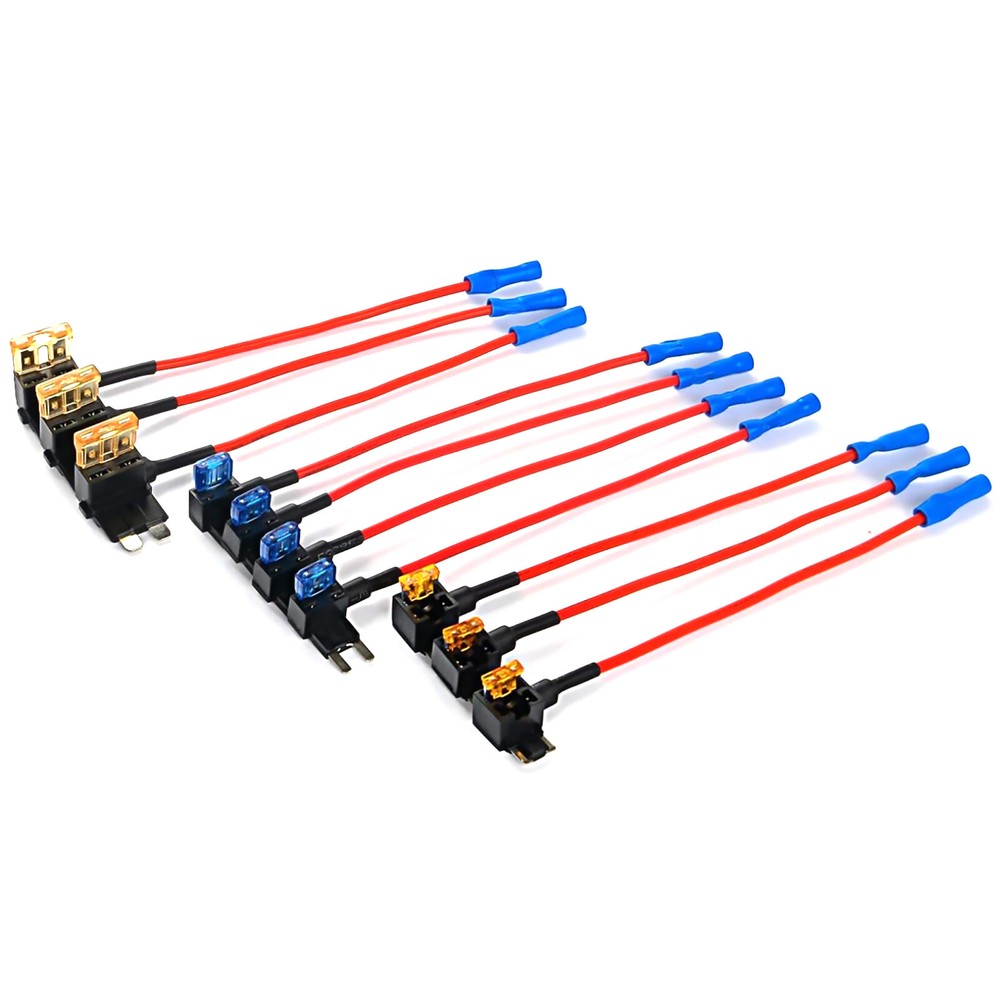 12V Car Add-a-Circuit Fuse Adapter Durable Lightweight Auto Accessory