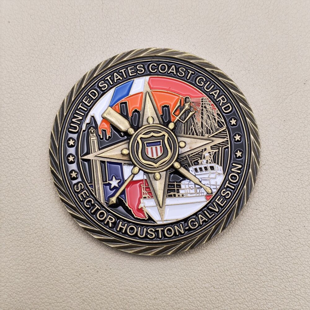 United States Coast Guard Sector Houston Calveston Challenge Coin