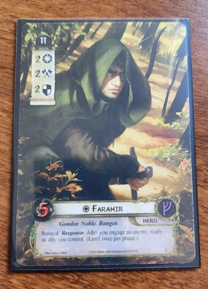 Lord of the Rings LCG Promo Faramir Alternate Alt Art Card Fellowship 2016