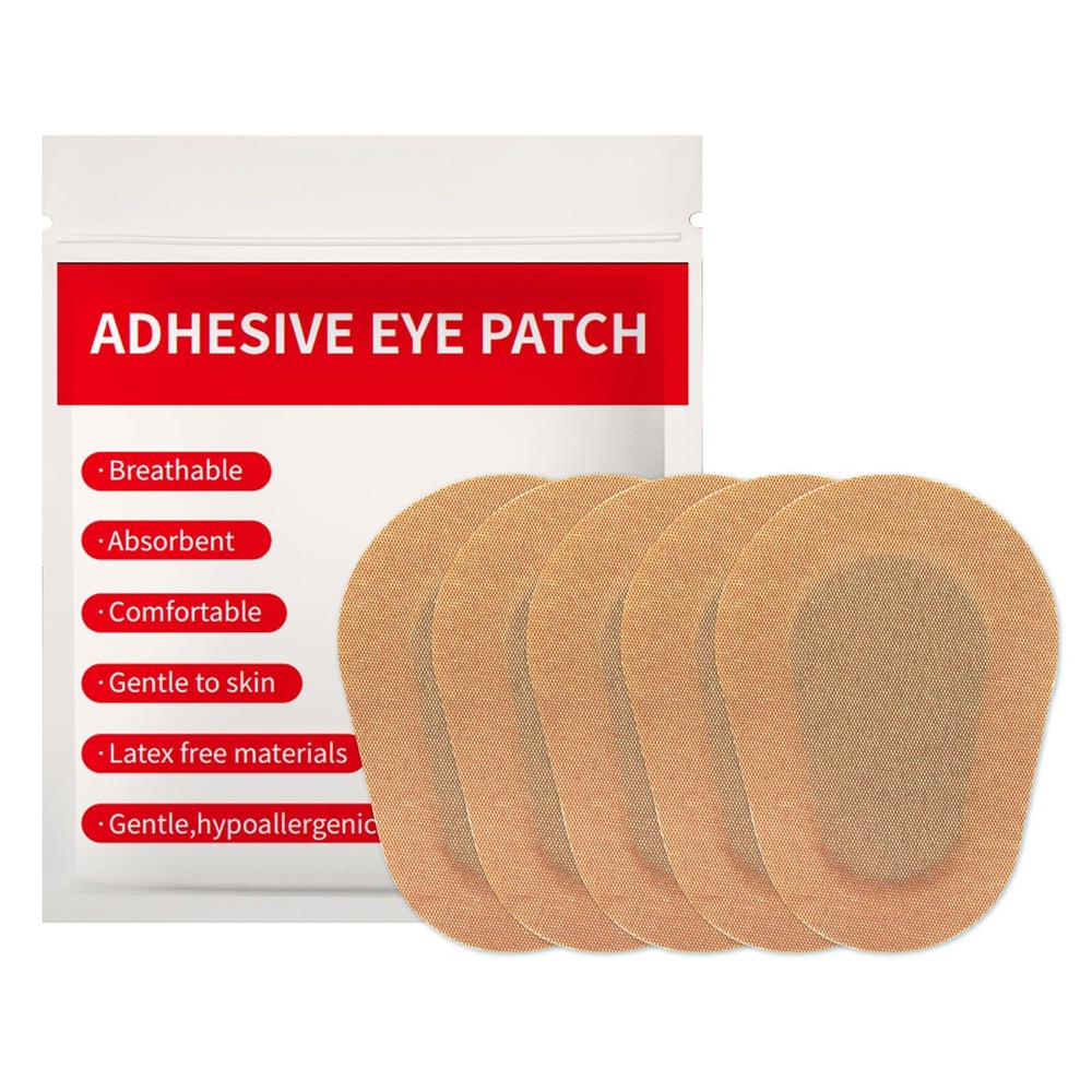 120pcs Adhesive Eye Patches Breathable Fabric Adhesive Bandages for Adults Te...