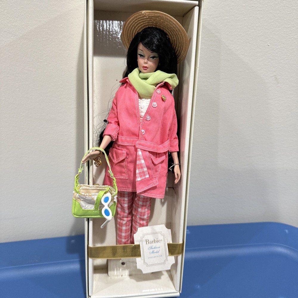 Barbie Silkstone Limited Edition Lingerie Black Hair W/Country Bound RARE OUTFIT