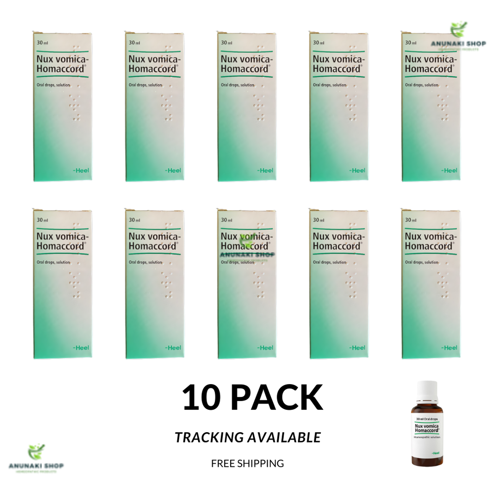 Nux vomica-Homaccord Heel 30 ml liver, stomach and intestinal problems 10 PACK