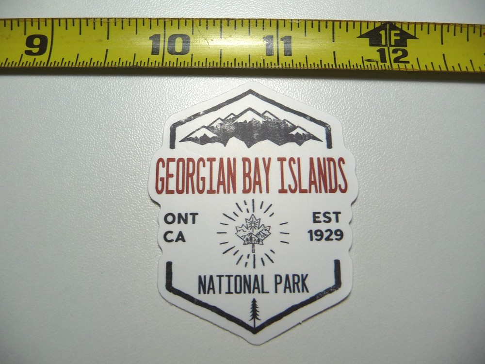 GEORGIAN BAY ISLANDS NATIONAL PARK ONTARIO #2 DECAL STICKER HIKING CAMPING