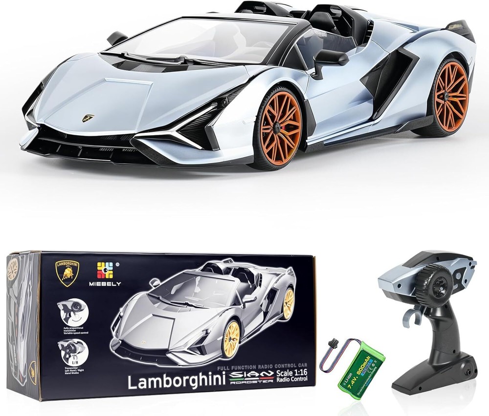 1:16 Scale Lamborghini Remote Control Toy Car with 7.4V 500mAh Battery