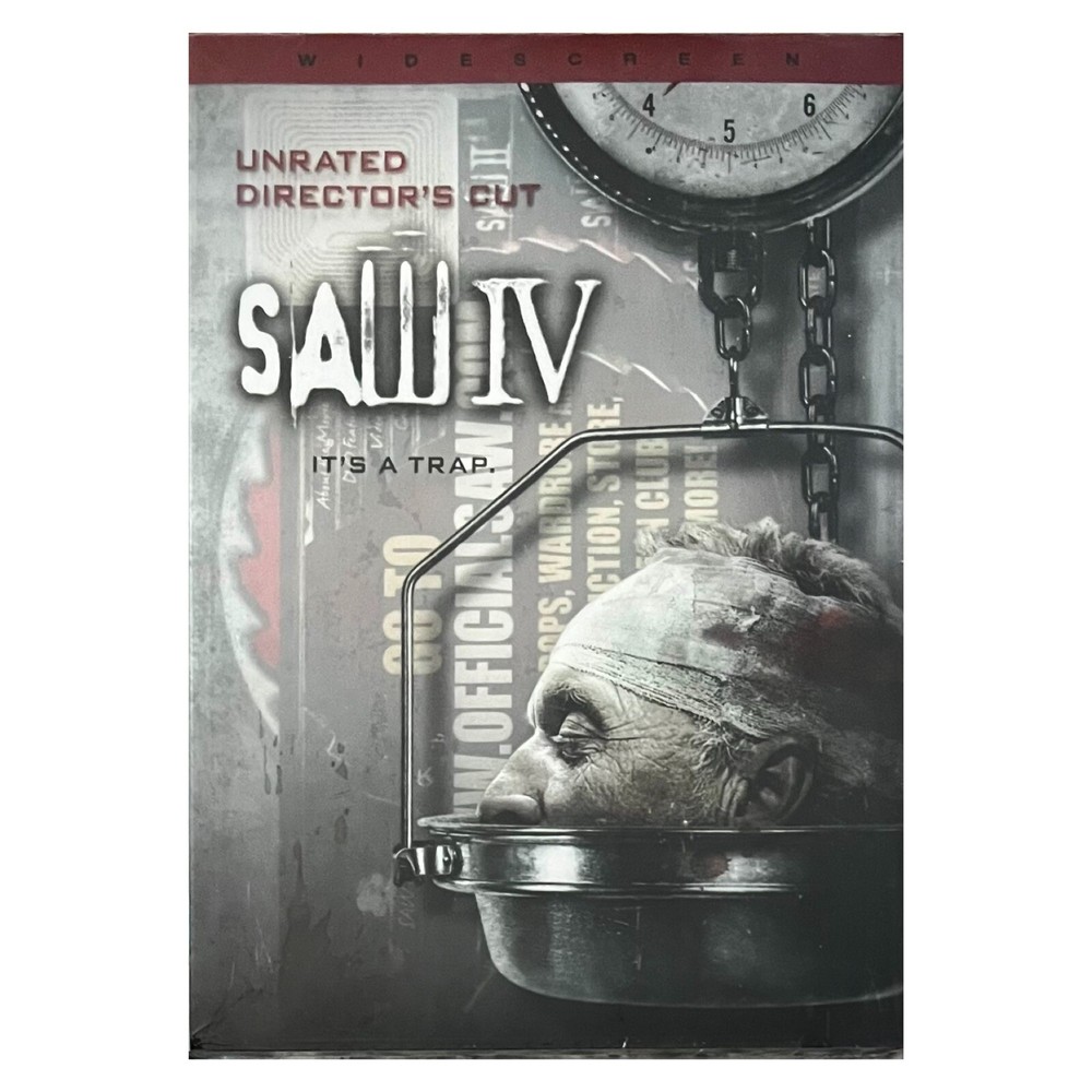 SAW IV (DVD, 2007) Unrated Director's Cut - NEW SEALED