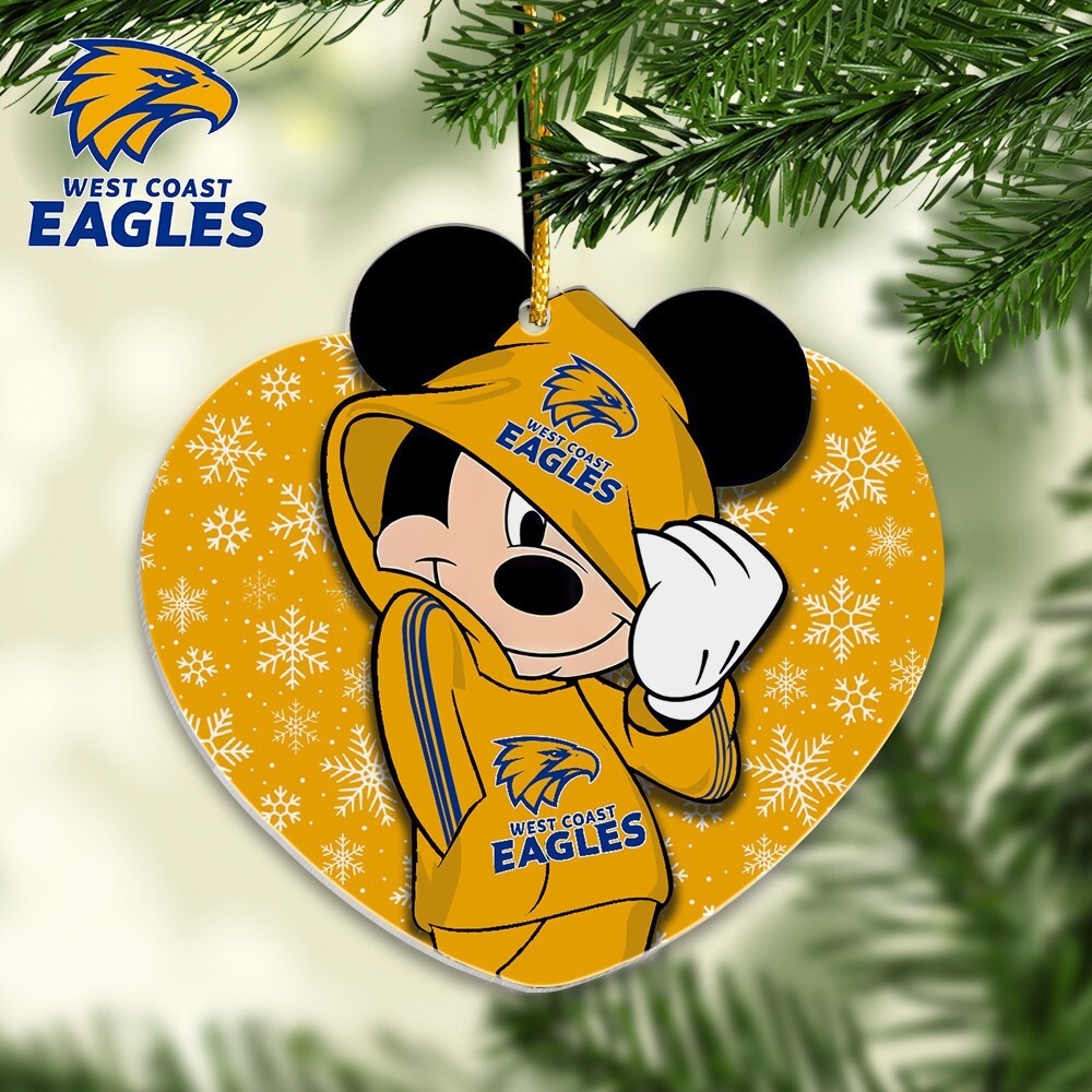 West Coast Team Eagles Christmas Mouse Ornament Gifts For Fans