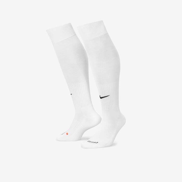 Nike Classic II Cushion Over-the-Calf Football Sock, White, Medium