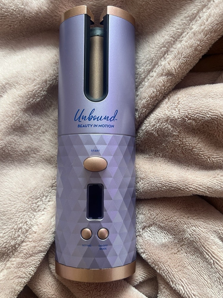 Conair Unbound Cordless Auto Curler with LED Display and 3 Heat Settings  
