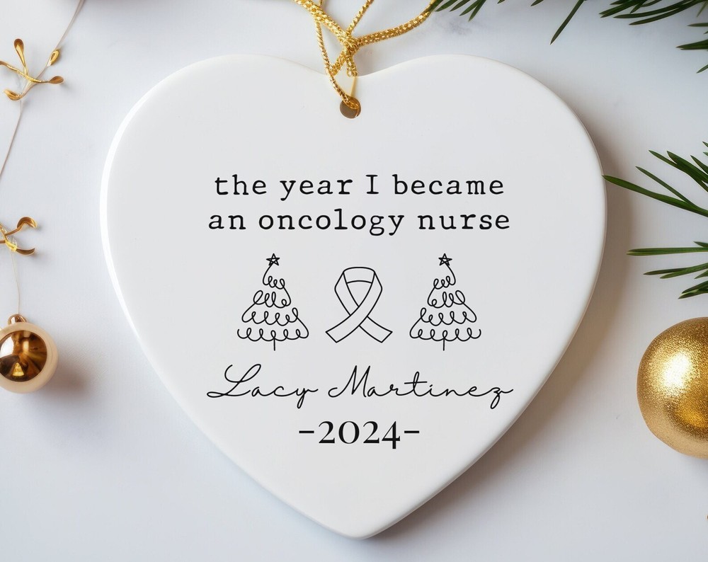 Personalized New Oncology Nurse Ornament Custom Oncology Nurse Gift Graduation